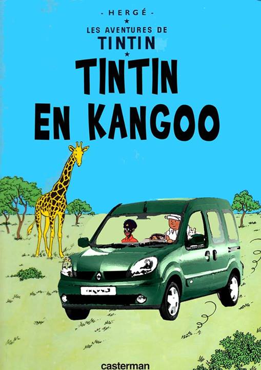 Tintin en Kangoo